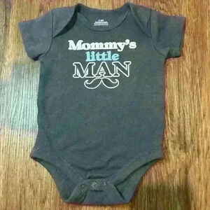 Mommy’s little man one piece onesie